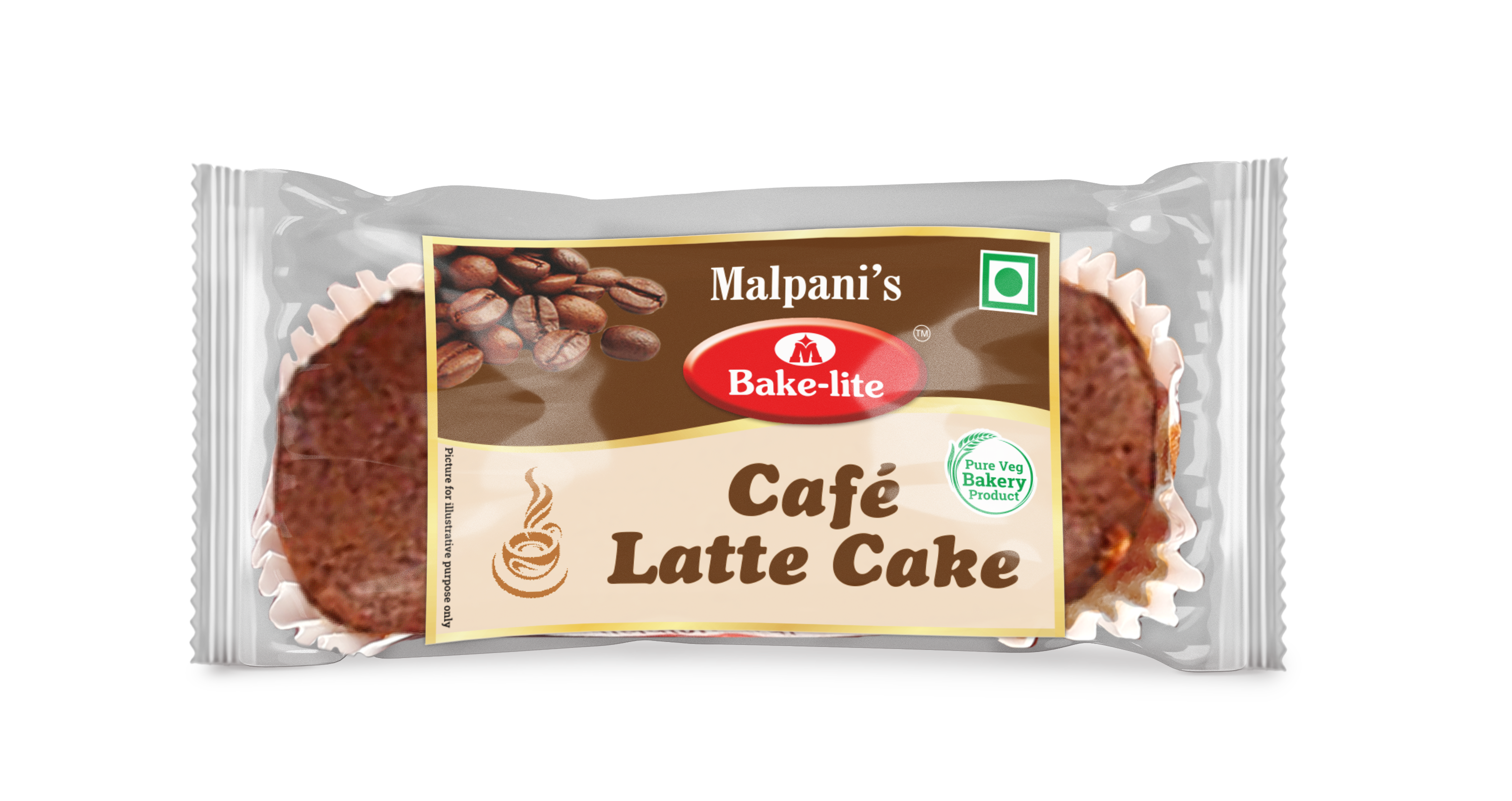 Café Latte Cake (24 Pcs)