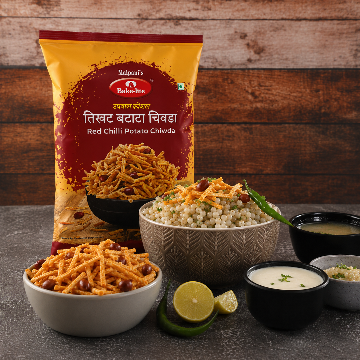 Red Chilli Potato Chiwda