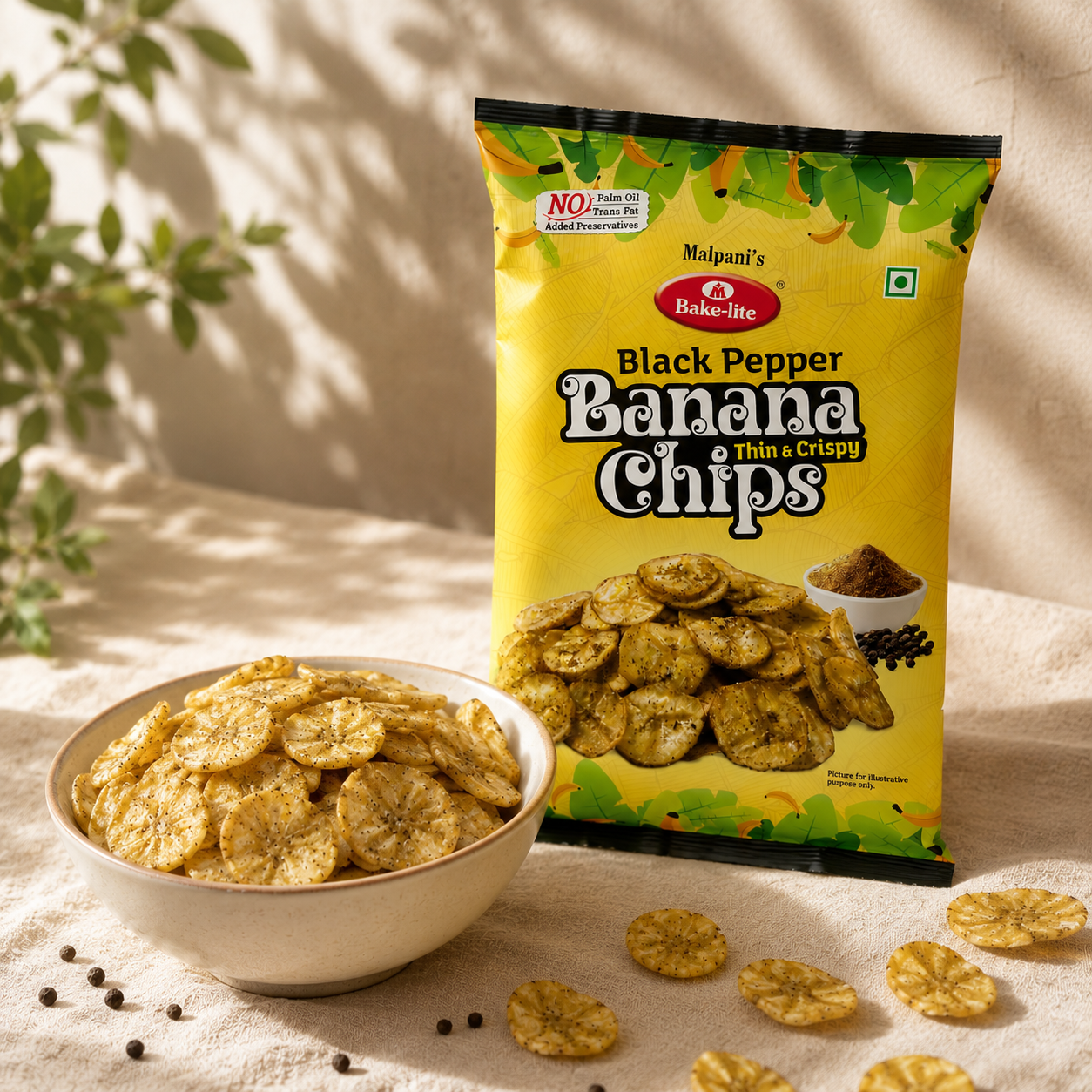 Black Pepper Banana Chips