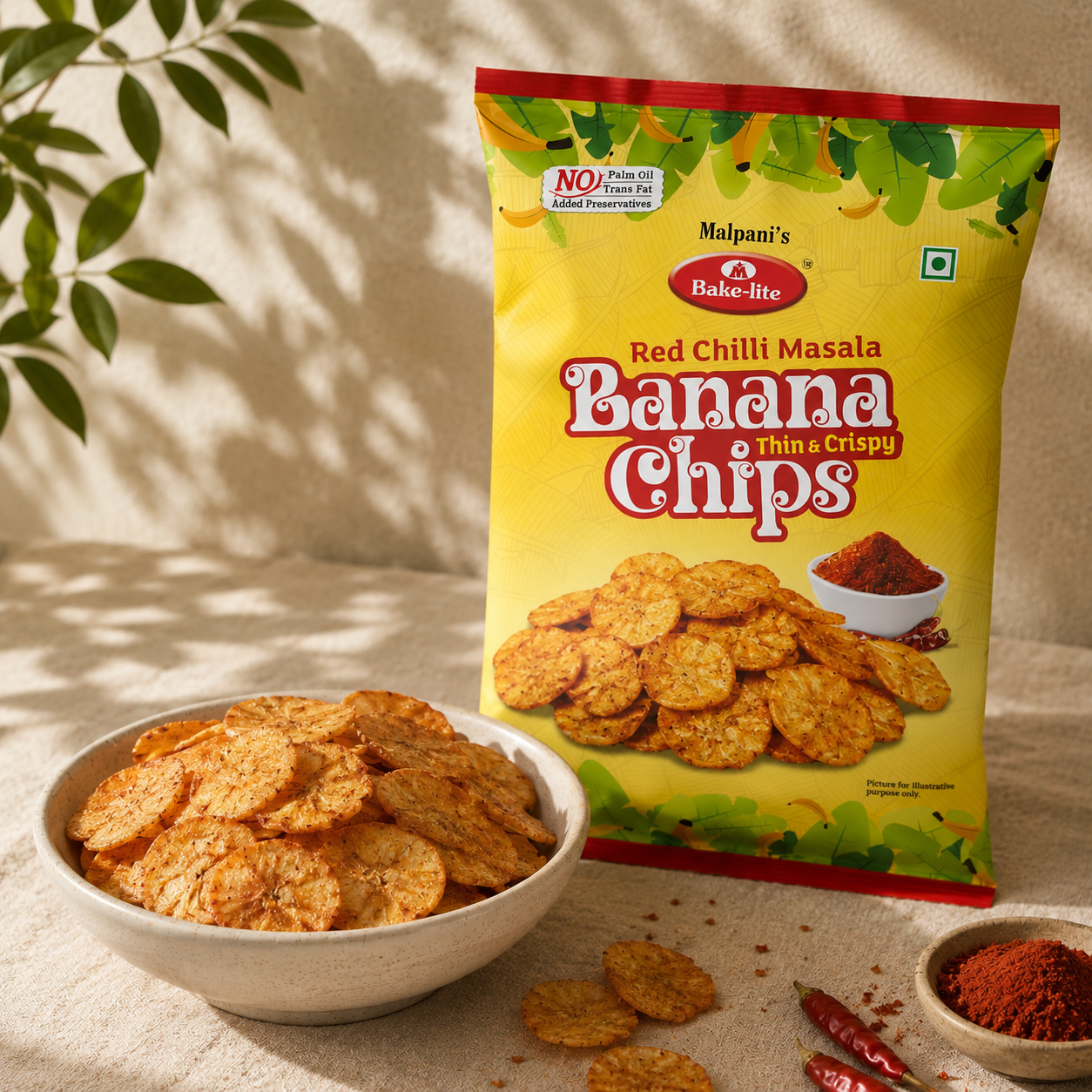 Red Chilli Masala Banana Chips