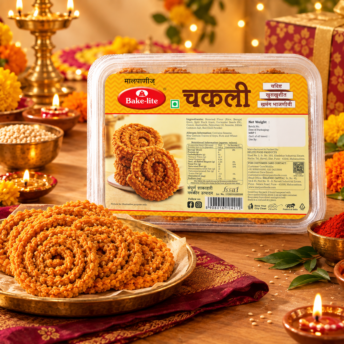Malpani's Chakli — 500g Pack
