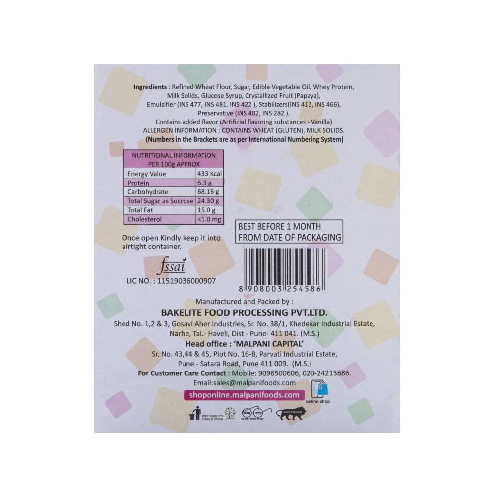 Tutti Frutti Cake (10 Pcs)